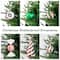 Glitzhome® 160 Pack Whimsical Red & Green Deluxe Boxed Shatterproof Ornaments